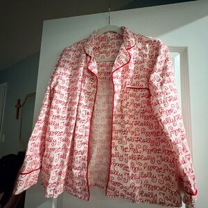 Red and White Jolly Print PJs